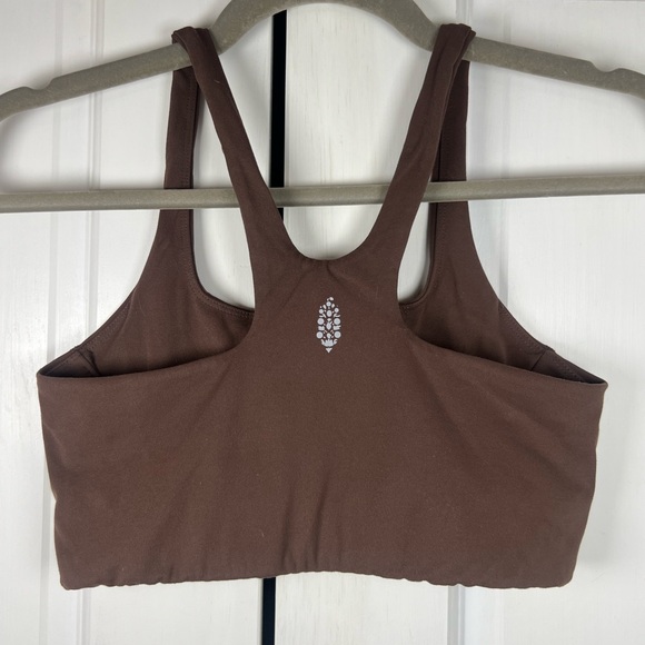 Free People Women's Brown Sports Bra Size Tag XS - Picture 2 of 2